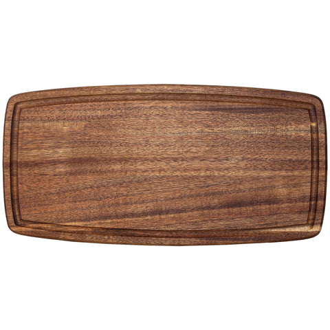 Totally Bamboo TB Home 14" Acacia Wood Serving & Cutting Board with Juice Groove