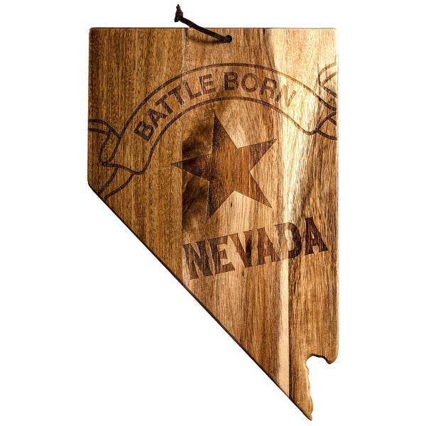 Rock and Branch® Origins Series Nevada State Shaped Cutting and Serving  Board