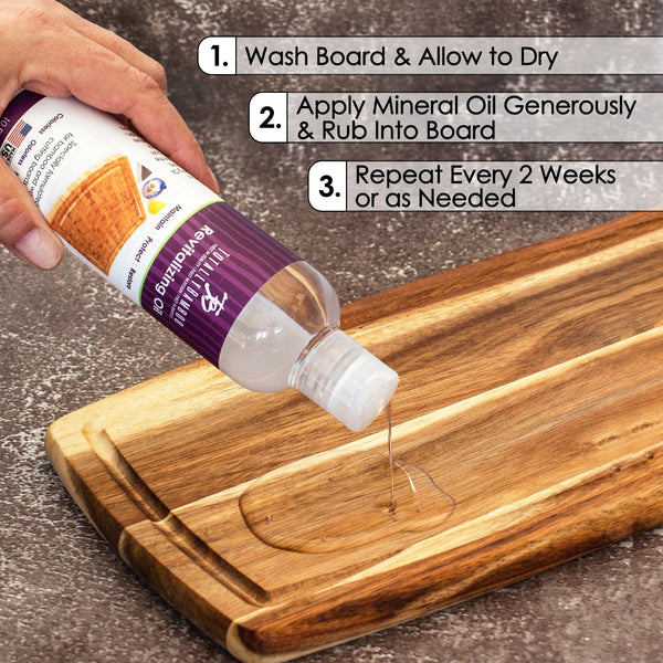 Why You Shouldn't Substitute Mineral Oil For Your Wood Cutting Board