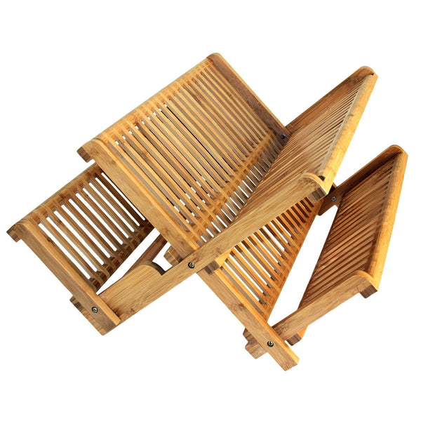 Collapsible Bamboo Dish Drying Rack Totally Bamboo