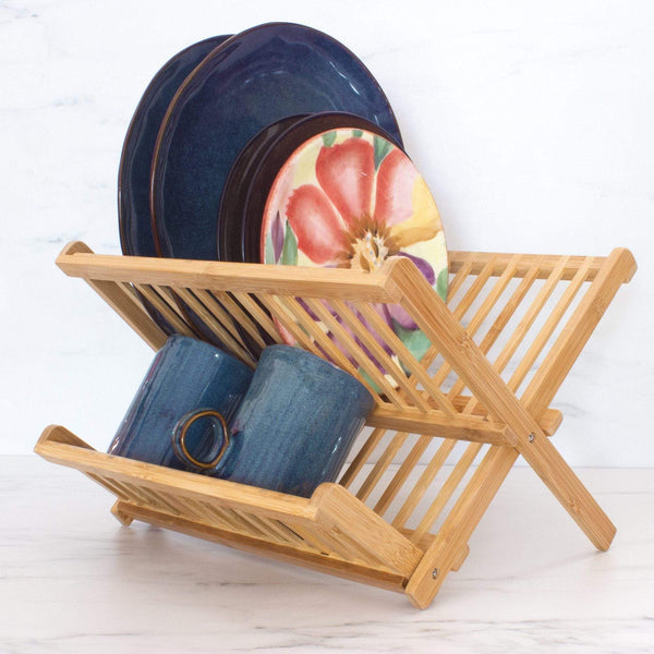 Eco Collapsible Bamboo Dish Drying Rack – Totally Bamboo