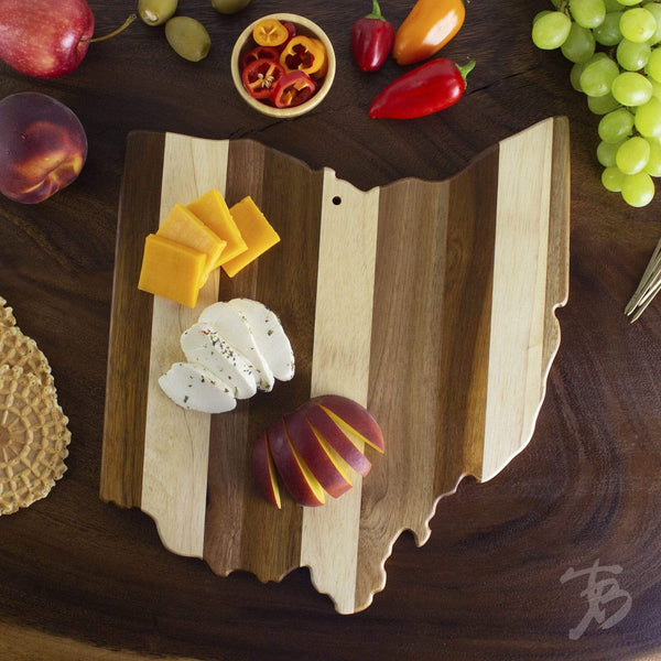 Totally Bamboo Ohio Destination Cutting/Serving Board