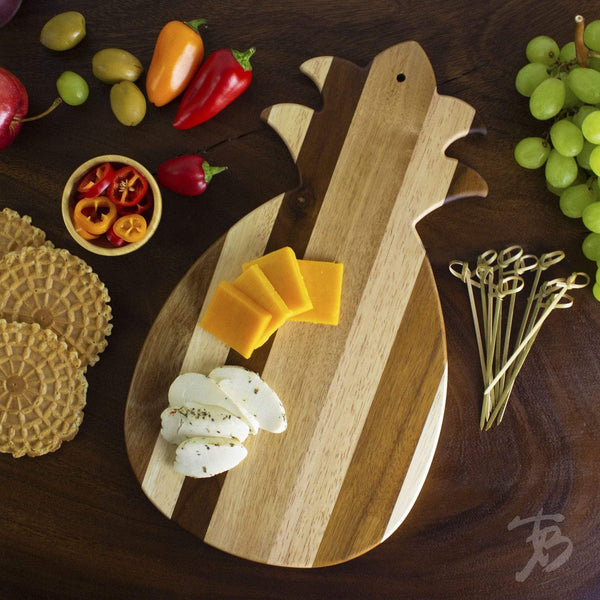 Pineapple Shaped Cutting Board with Logo 