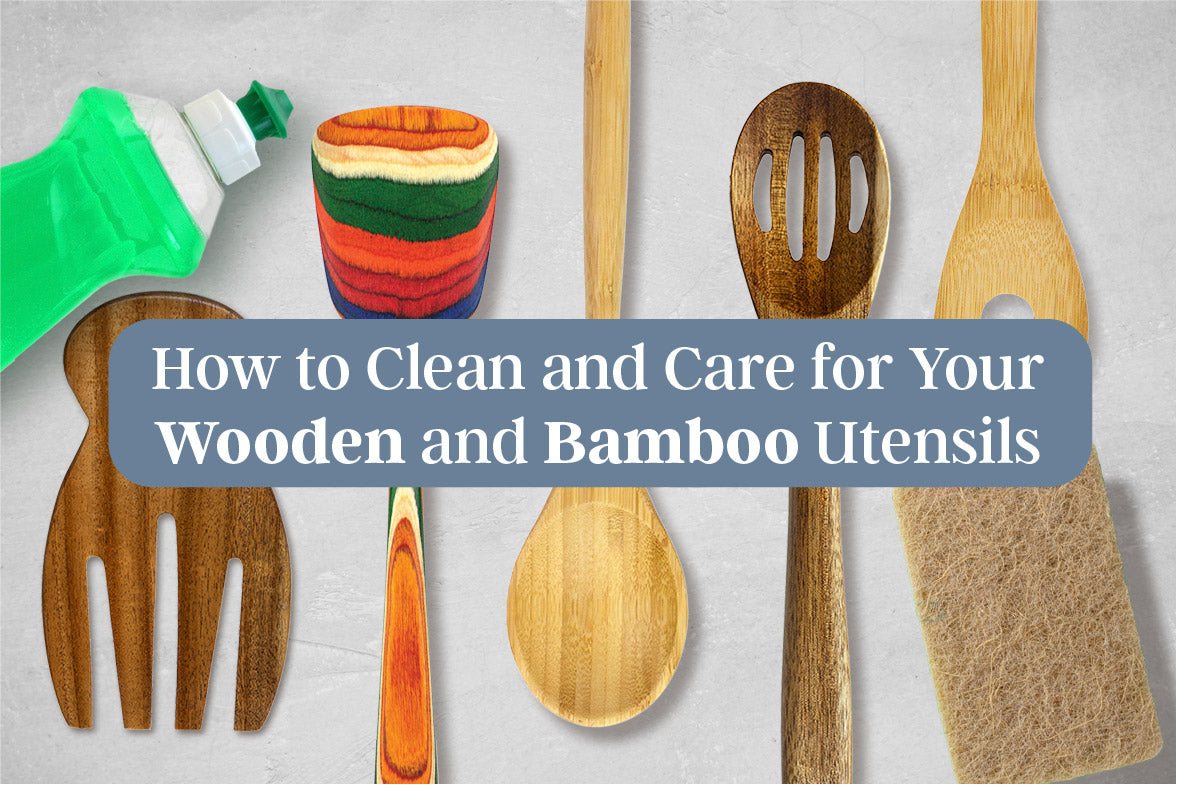bamboo utensil care checklist infographic
