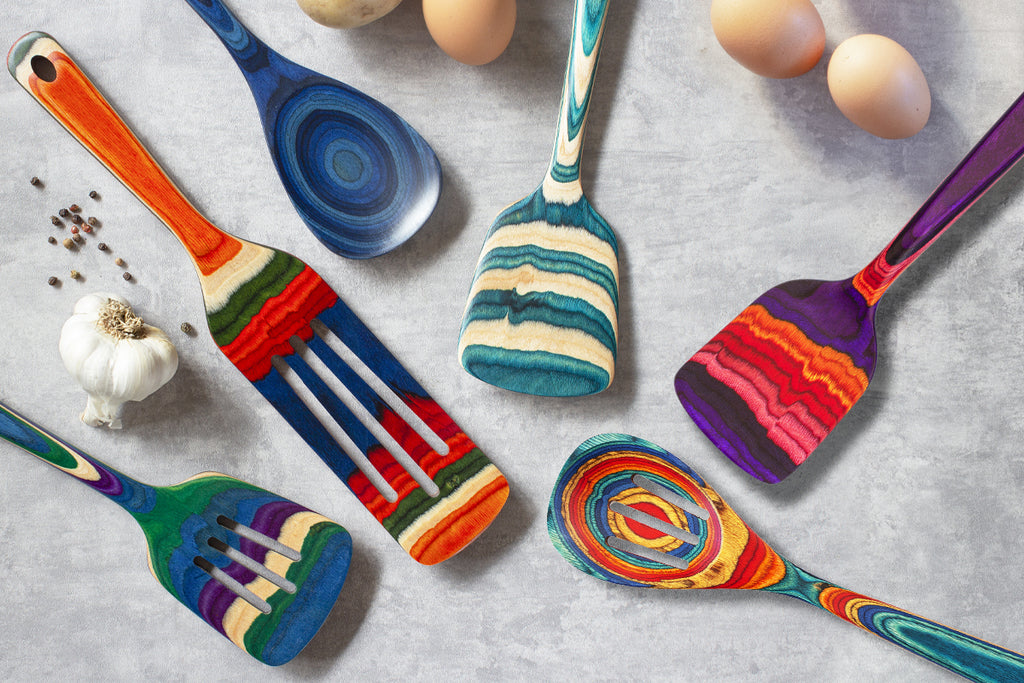 Bonita Home 5-Piece Acrylic Colorful Stackable Measuring Spoons
