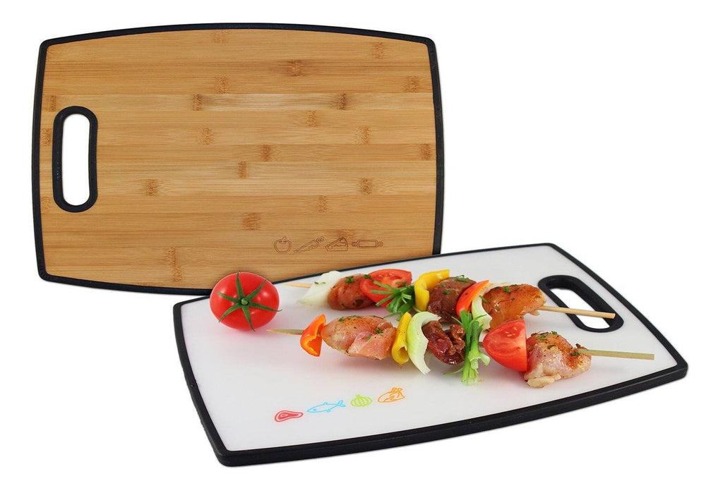 Totally Bamboo Reversible Poly-Boo Cutting Board