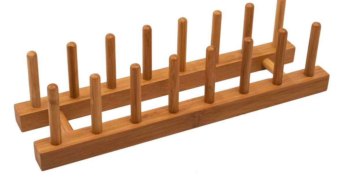 7-Slot Bamboo Rack – Totally Bamboo