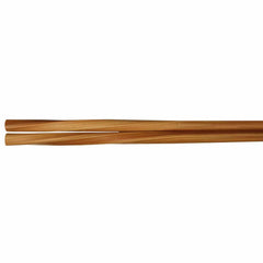 A set of "Twist" Reusable Bamboo Chopsticks by Totally Bamboo, offering a smooth, polished finish with sophisticated handmade details.