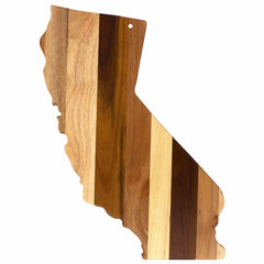 The Rock & Branch® Shiplap Series California Cutting Board by Totally Bamboo is displayed against a white background, combining functionality with the aesthetic appeal of wall art.