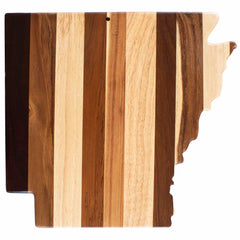 Totally Bamboo Rock & Branch® Shiplap Series Arkansas State Shaped Wood Serving and Cutting Board