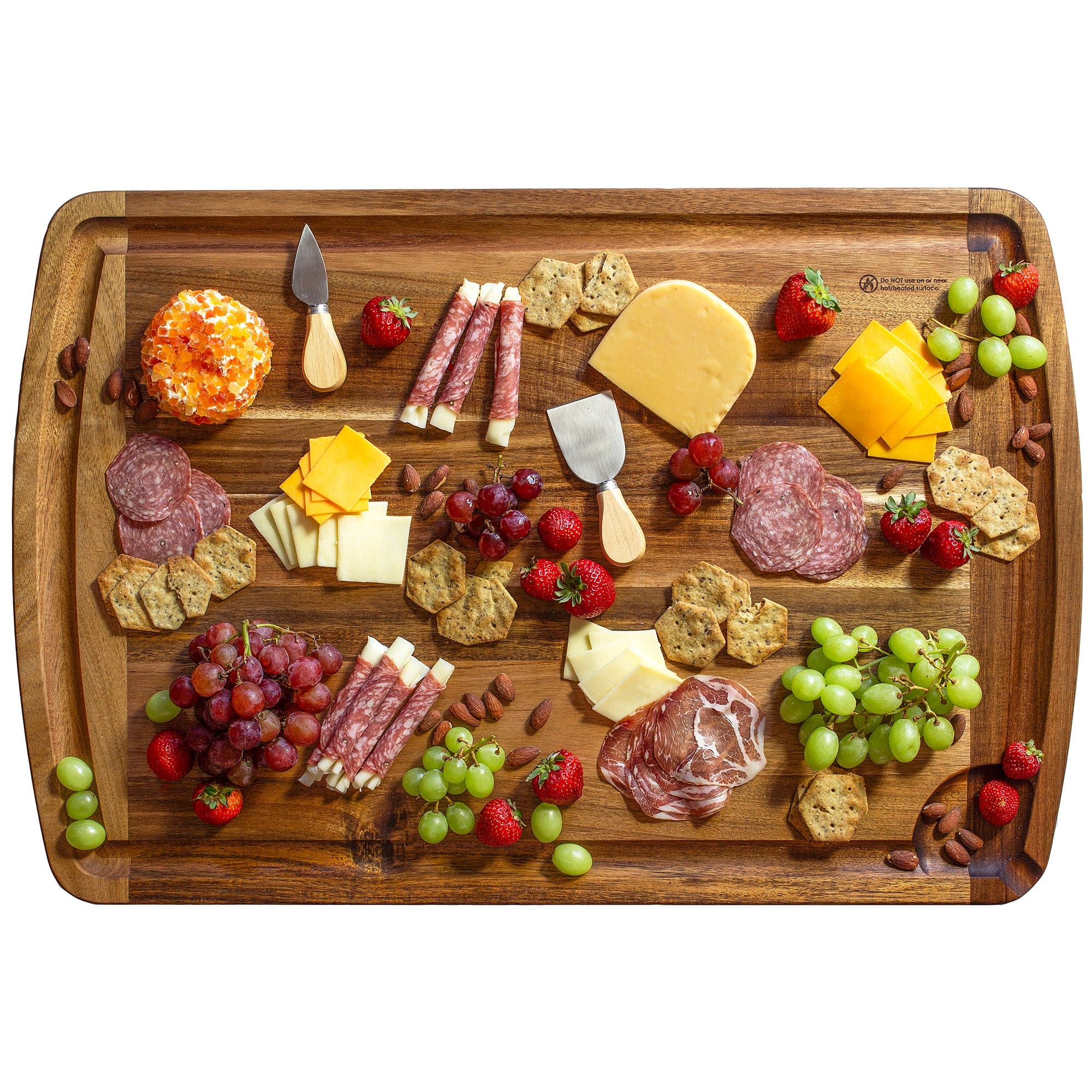 Acacia Wood Cutting/ Charcuterie Board - Small Round, 1 Pack - Baker's