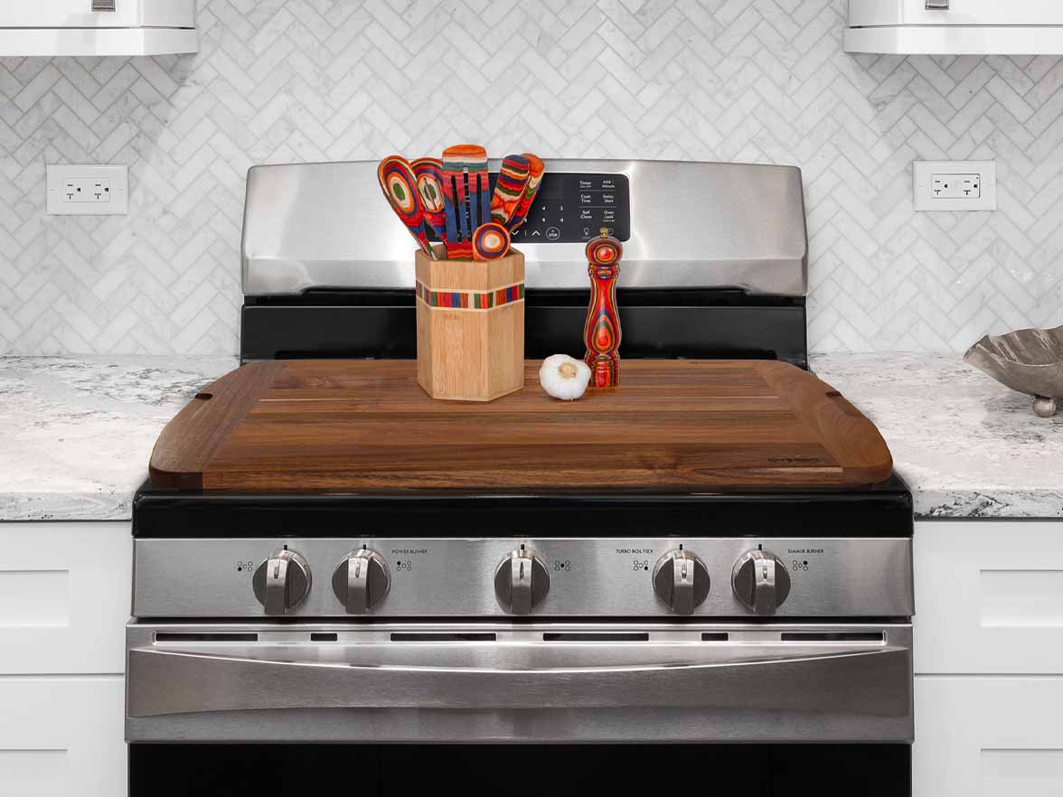 Rock & Branch® 600SI Large Acacia Wood Cutting Board with Juice Groove ...