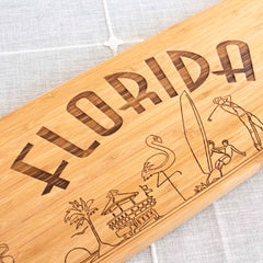 Totally Bamboo Florida Extra-Large Charcuterie Board and Cheese Plate