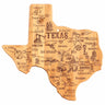 The Destination Texas Cutting Board by Totally Bamboo, measuring 14