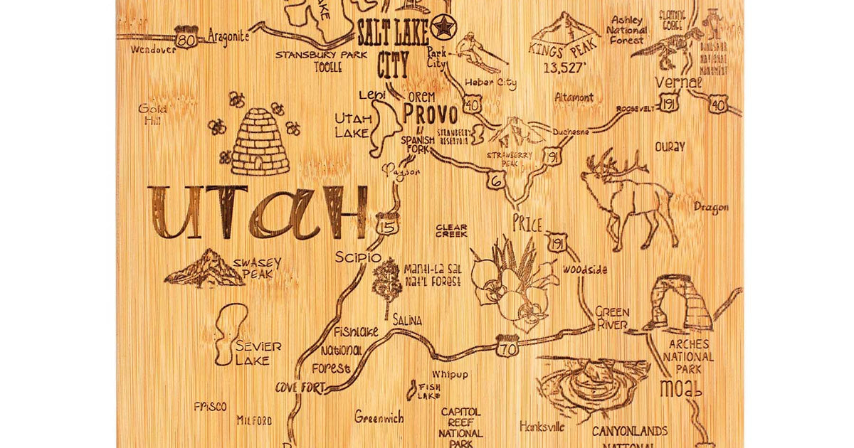 Utah Cutting Board