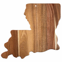 Totally Bamboo Rock & Branch® Origins Series Louisiana State Shaped Cutting & Serving Board