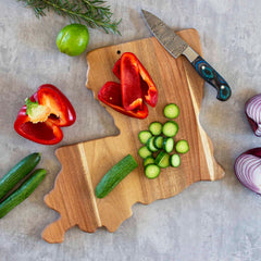 Totally Bamboo Rock & Branch® Origins Series Louisiana State Shaped Cutting & Serving Board