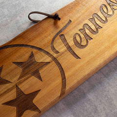 Totally Bamboo Rock & Branch® Origins Series Tennessee State Shaped Cutting & Serving Board