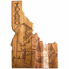 Totally Bamboo Rock & Branch® Origins Series Idaho State Shaped Cutting and Serving Board