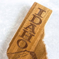 Totally Bamboo Rock & Branch® Origins Series Idaho State Shaped Cutting and Serving Board