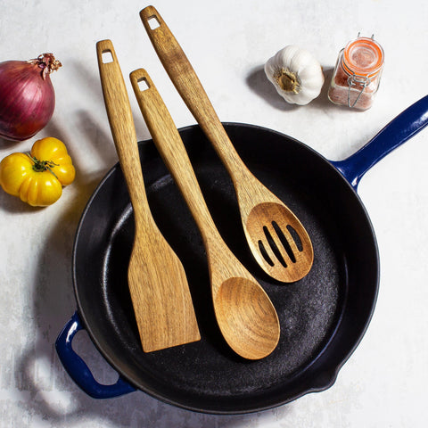 Totally Bamboo TB Home® 3-Piece Acacia Wood Cooking Utensil Set