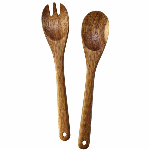 Totally Bamboo TB Home® Acacia Wood Salad Serving Utensil Set