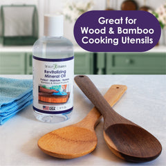 Totally Bamboo 8-Ounce Revitalizing Oil for Bamboo and Wood Cutting Boards, Made in the USA