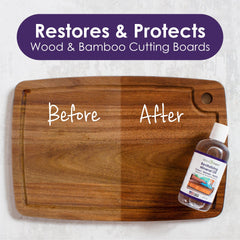 Totally Bamboo 8-Ounce Revitalizing Oil for Bamboo and Wood Cutting Boards, Made in the USA