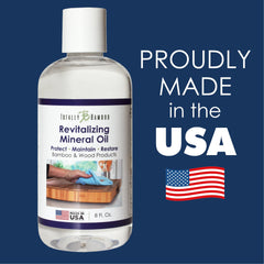 Totally Bamboo 8-Ounce Revitalizing Oil for Bamboo and Wood Cutting Boards, Made in the USA