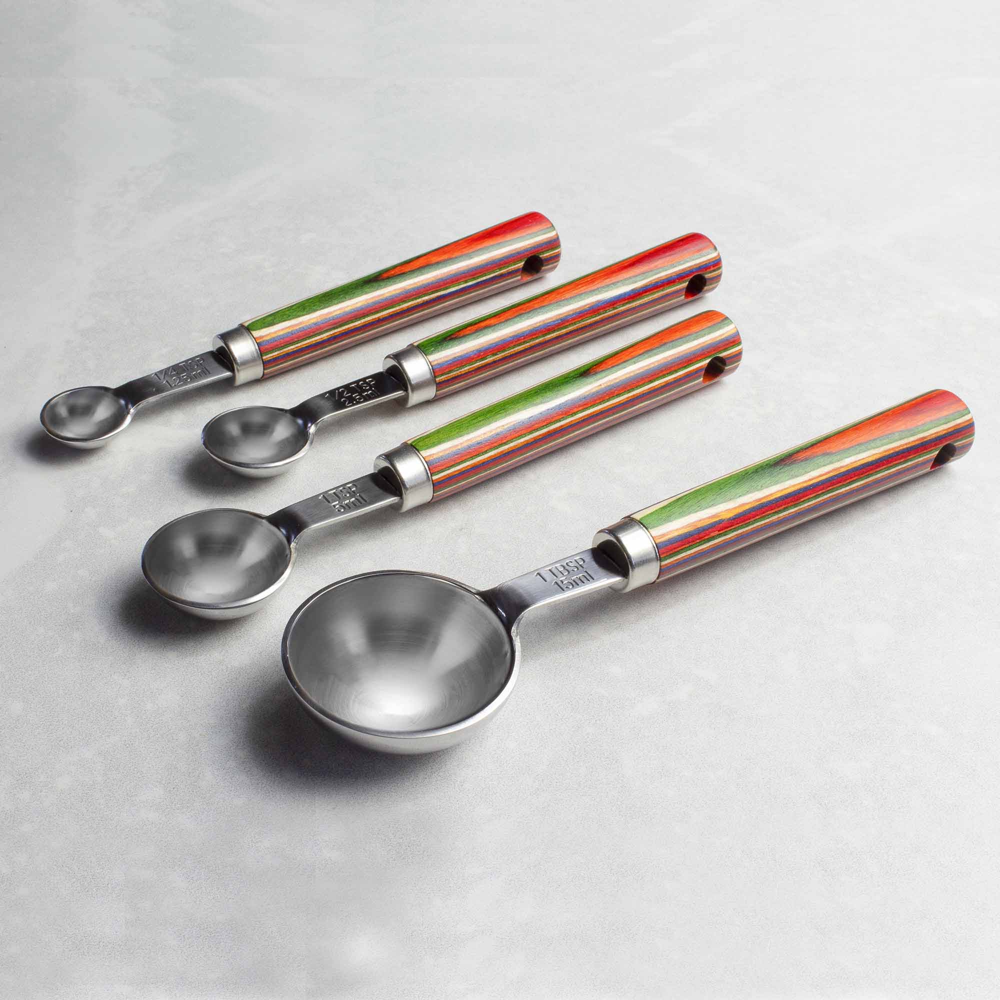 Baltique® Marrakesh Collection 4-Piece Measuring Spoon Set | Totally Bamboo