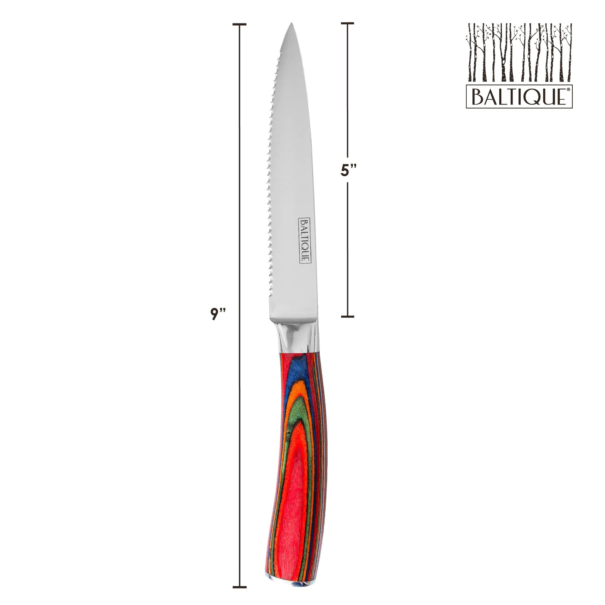 Baltique Marrakesh Collection 6-Piece Steak Knife Set