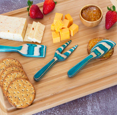 Totally Bamboo Baltique® Mykonos Collection 3-Piece Cheese Tool Set