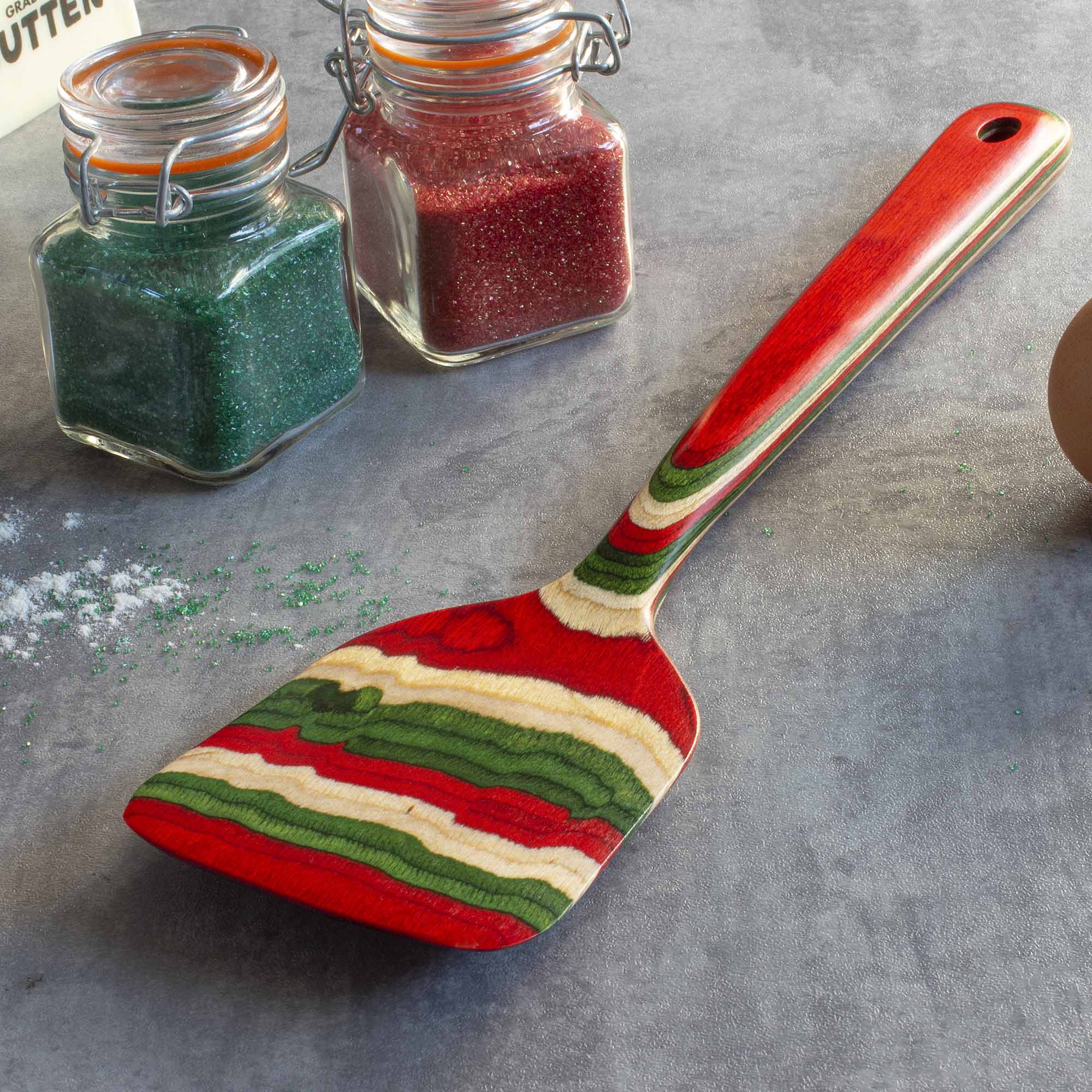 Add a fun holiday spirit to your kitchen with the Baltique North Pole