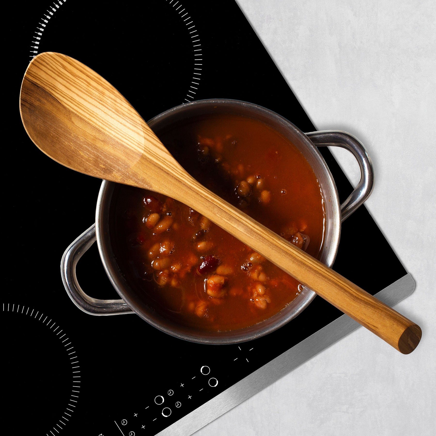 Rock & Branch® Olive Wood Cooking Spoon – Totally Bamboo