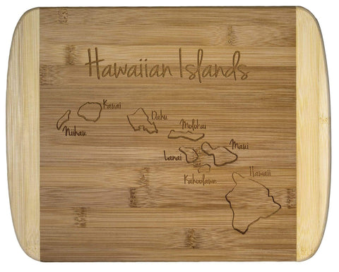 Totally Bamboo 11" 2-Tone Board "Hawaiian Islands"