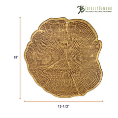 Totally Bamboo 13" Tree Of Life Serving Board