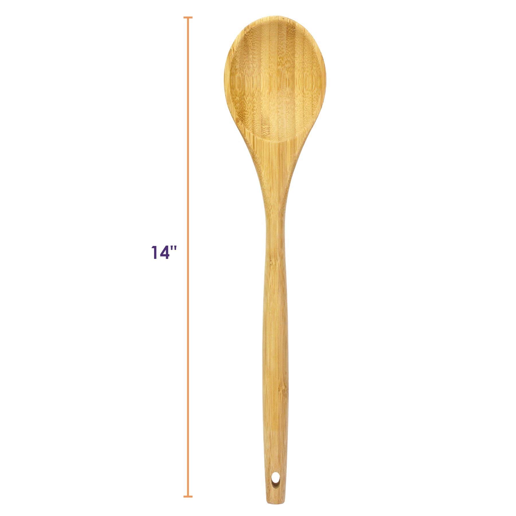 Totally Bamboo 14" Lambootensil Bamboo Mixing Spoon