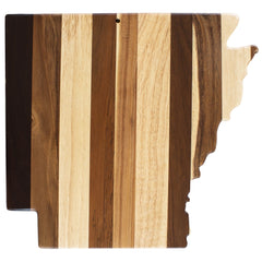 Totally Bamboo Rock & Branch® Shiplap Series Arkansas State Shaped Wood Serving and Cutting Board