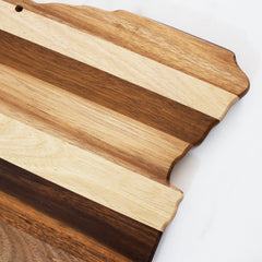 Totally Bamboo Rock & Branch® Shiplap Series Oregon State Shaped Wood Serving and Cutting Board