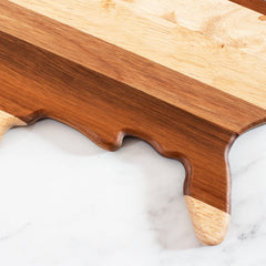 Totally Bamboo Rock & Branch® Shiplap Series USA State Shaped Wood Serving and Cutting Board