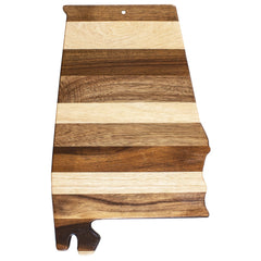 Totally Bamboo Rock & Branch® Shiplap Series Alabama State Shaped Wood Serving and Cutting Board