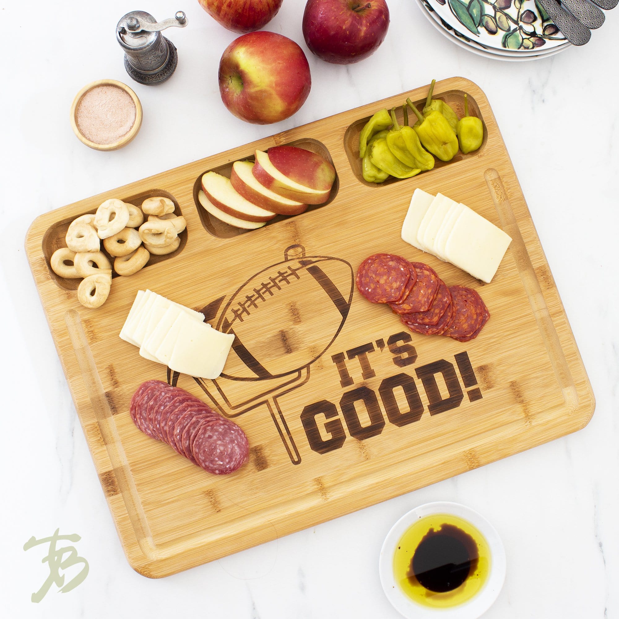  Squirrel Kitchen Cutting Board - Juice Grooves with