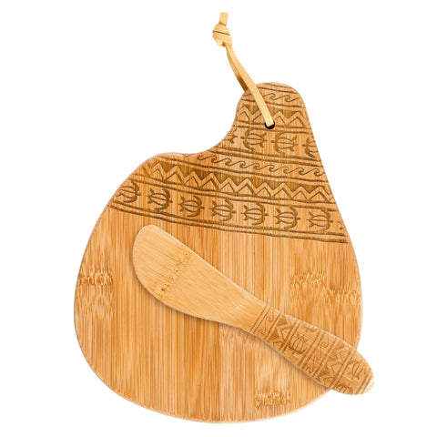 Totally Bamboo Tonga Serving Board and Spreader