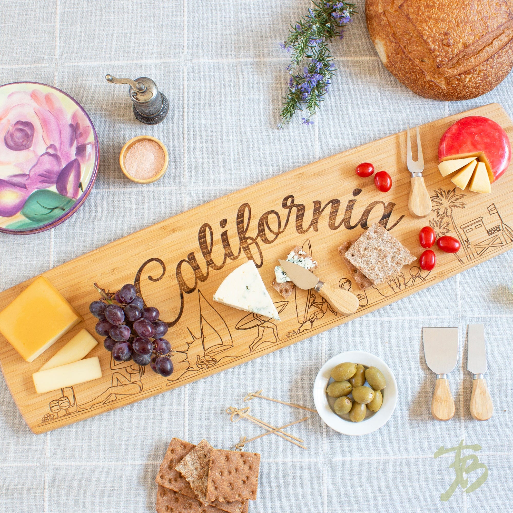 19 Fun Shape SURVBOARD Charcuterie Serving Board, Cheese Platter and -  Santa Barbara Cutting Board Company