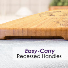 Totally Bamboo Florida Extra-Large Charcuterie Board and Cheese Plate