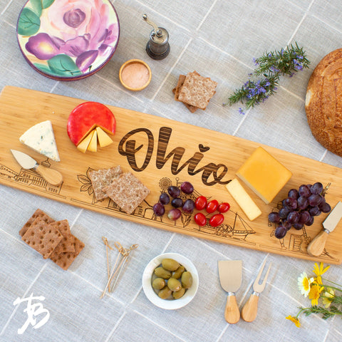 Totally Bamboo Ohio Extra-Large Charcuterie Board