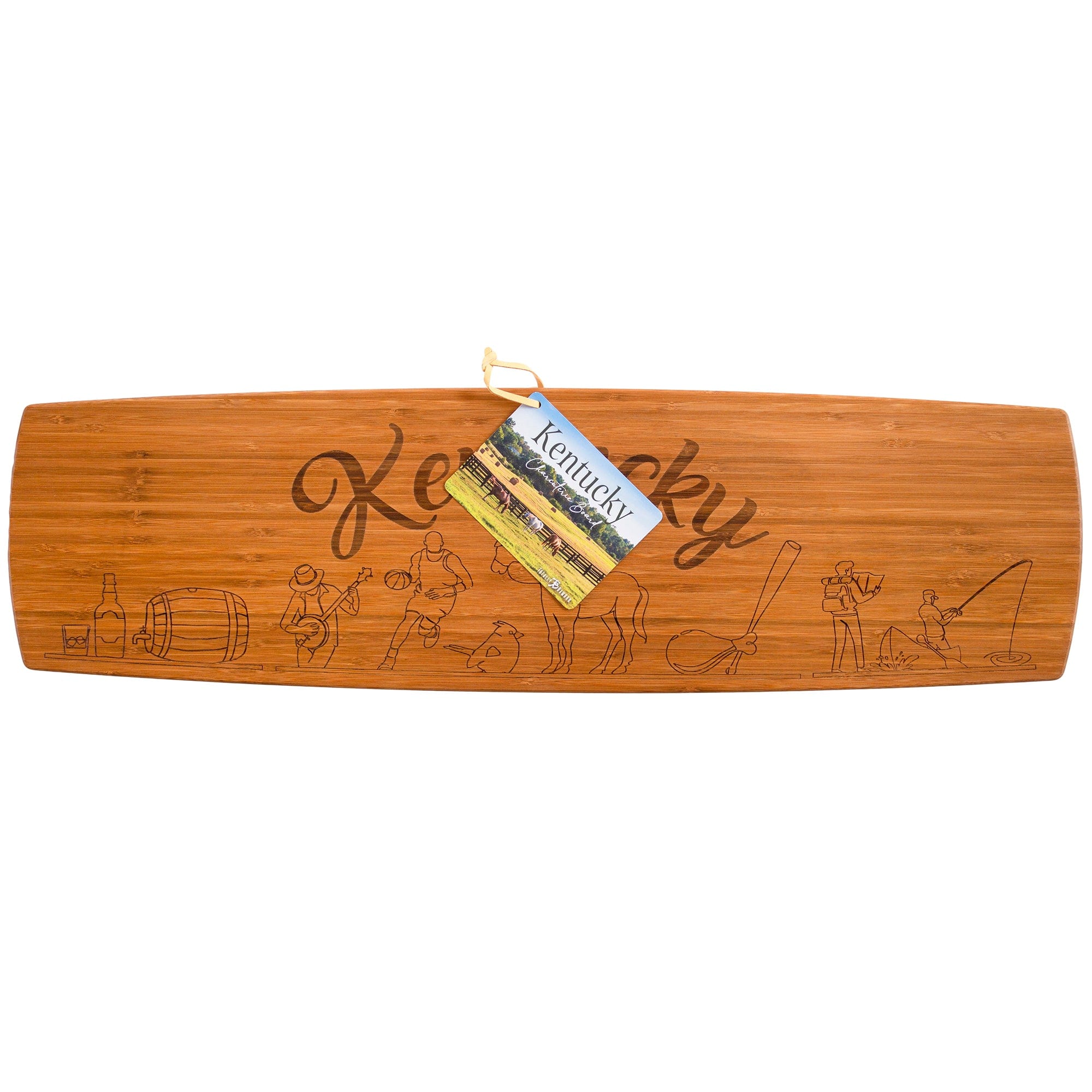 Totally Bamboo Kentucky Extra-Large Charcuterie Board and Cheese Plate
