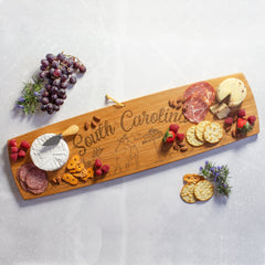 Totally Bamboo South Carolina Extra-Large Charcuterie Board and Cheese Plate