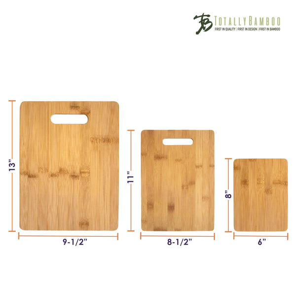 2 Piece Bamboo Cutting Board Set – Plants Only