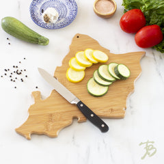 Totally Bamboo Destination Oahu Island Bamboo Serving and Cutting Board